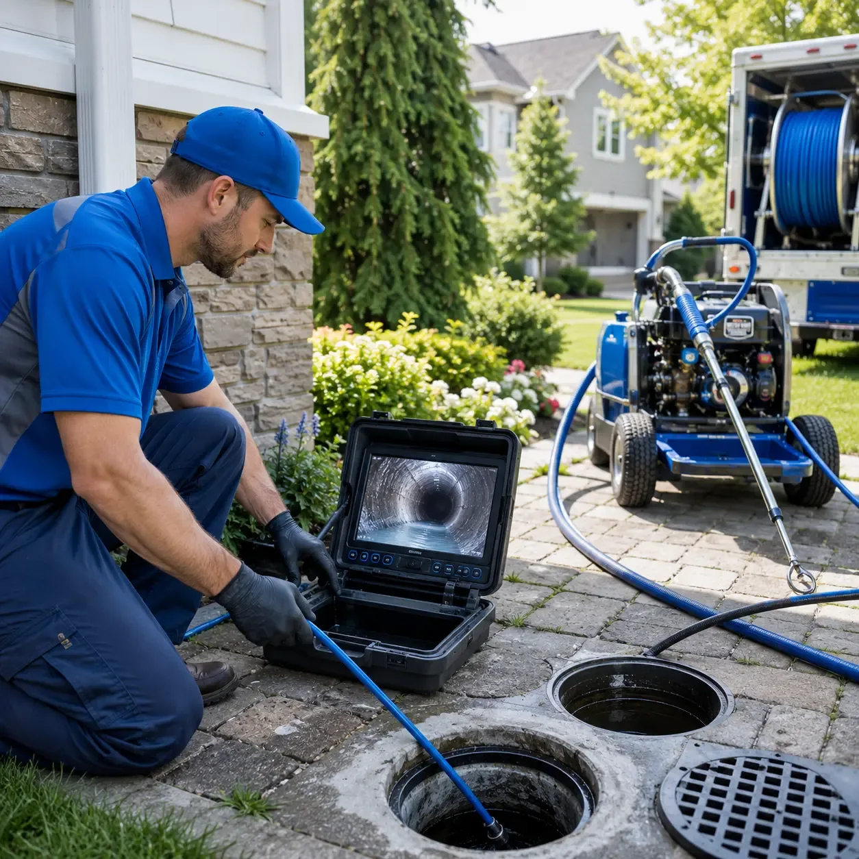Outdoor drain cleaning professionals serving Riverside, IA